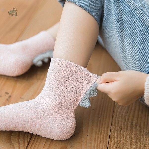 Chaussettes avec motifs de dinosaures pour une touche originale
