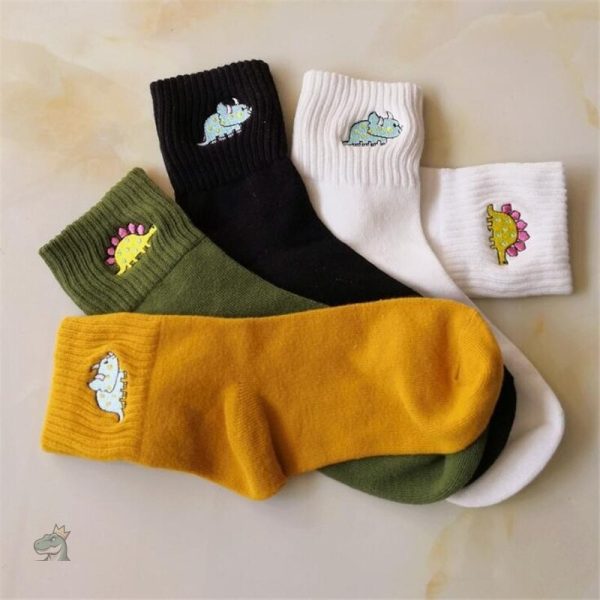 Chaussettes originales à motifs préhistoriques