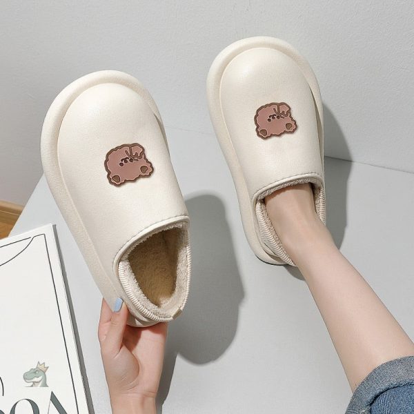 Chausson dinosaure avec motif amusant