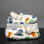 Chaussure de plage dinosaure colorée pour enfants