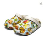Modèle de chaussure de plage inspiré des dinosaures