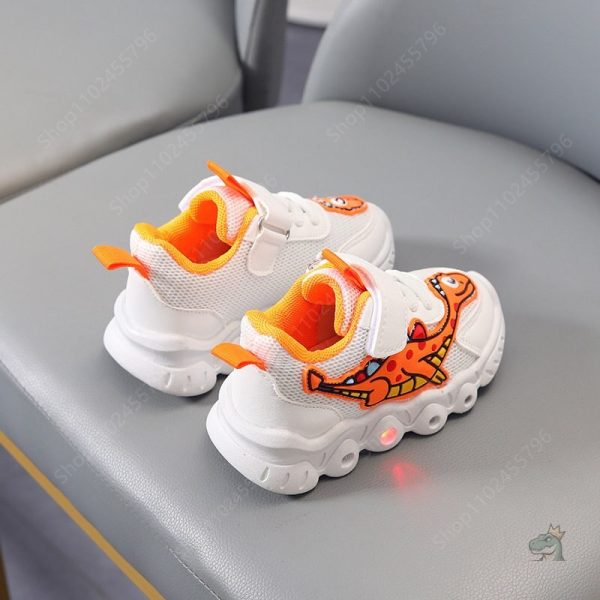 Chaussures d'extérieur dinosaure avec éléments lumineux