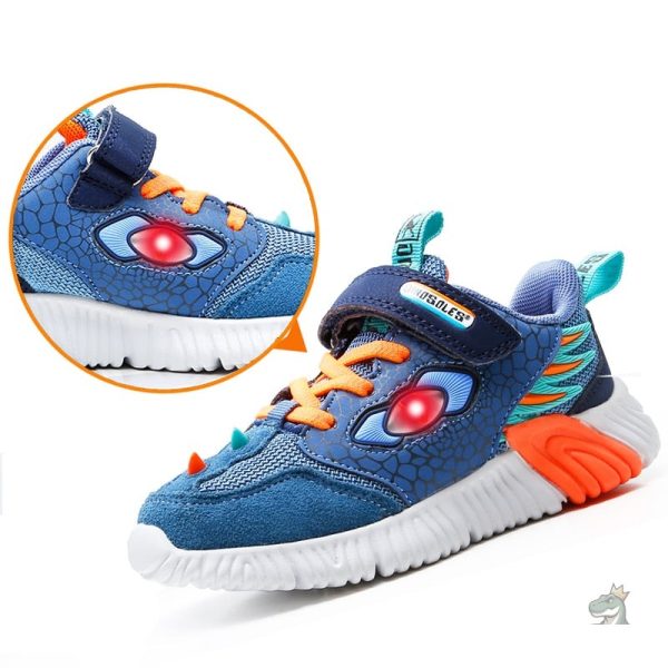 Chaussures à empreintes de dinosaures uniques