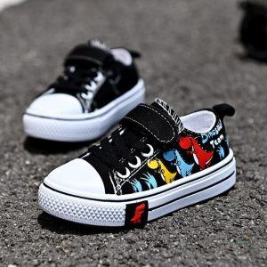 Sneakers dinosaure avec design original et ludique