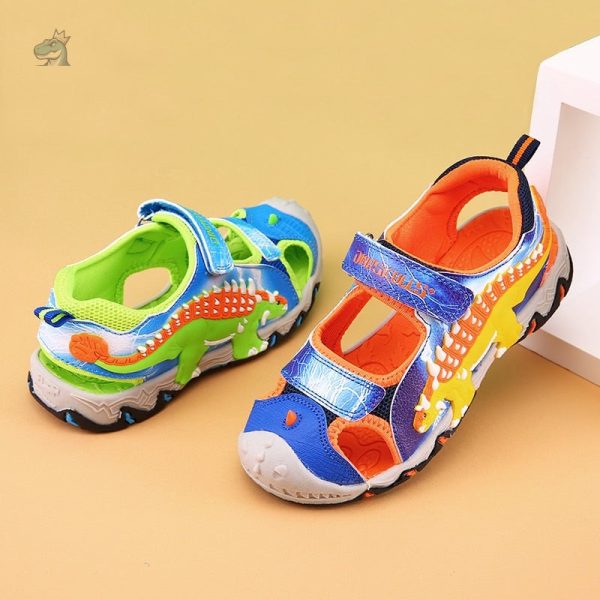 Chaussures colorées pour les amateurs de dinosaures