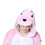 Vêtement de nuit dinosaure en coloris rose