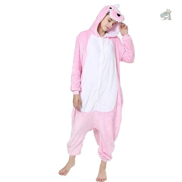 Pyjama doudou dinosaure pour petites filles