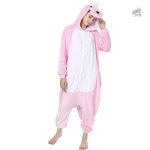 Pyjama rose pour enfants, thème dinosaure