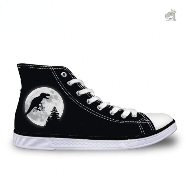 Chaussures Converse avec motif dinosaure