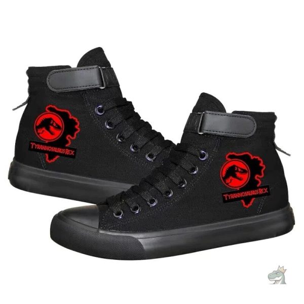Converse stylées pour les fans de dinosaure