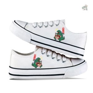 Chaussures à motif dinosaure coloré