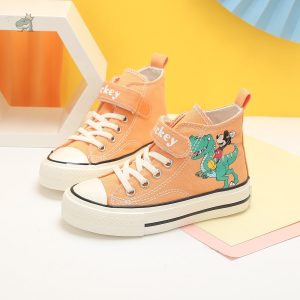 Chaussures Converse ornées de dinosaures