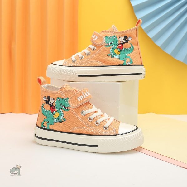 Converse amusantes avec illustration de T-Rex