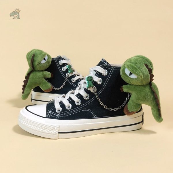 Sneakers dinosaures pour un look ludique
