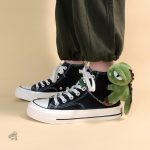 Chaussures tendance avec thème dinosaure