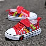 Sneakers à scratch avec motif dinosaure