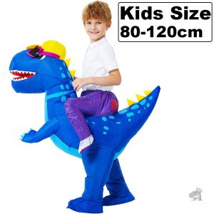 Costume dinosaure gonflable pour enfant en forme de T-Rex