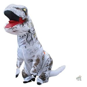 Costume T-Rex Blanc pour enfants, thème dinosaure
