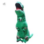 Déguisement dinosaure T-Rex, couleur verte vive et amusante