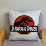 Coussin dinosaure à motif vibrant