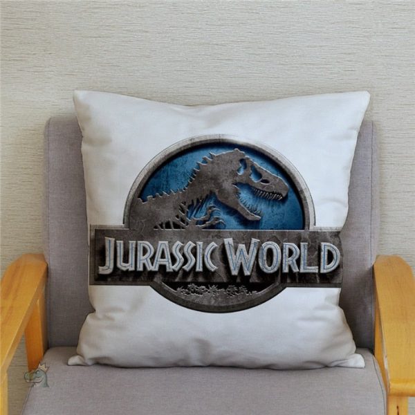 Coussin en peluche dinosaure