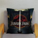 Détail d'un coussin dinosaure