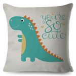 Coussin petit dinosaure pour sieste