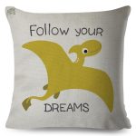 Coussin dinosaure amusant pour enfants