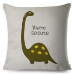 Coussin dinosaure pour chambre d'enfant