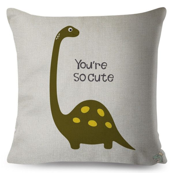 Coussin dinosaure pour chambre d'enfant