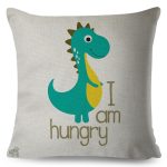 Coussin dinosaure pour un confort ludique