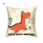 Coussin de voyage enfant avec illustration de dinosaure