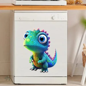Sticker bébé dinosaure T-rex, design coloré et amusant
