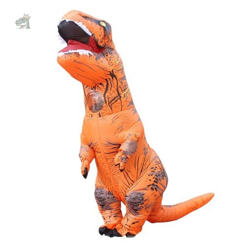 deguisement-dinosaure-realiste-1 Costume dinosaure T-Rex orange réaliste pour enfants