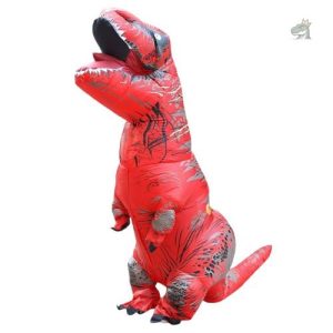 Costume T-Rex Rouge pour enfants en édition dinosaure