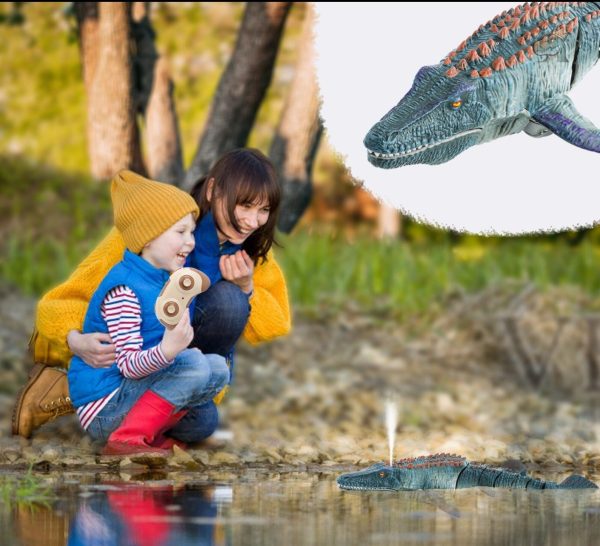dinosaure-aquatique-telecommande-1 Dinosaure aquatique télécommandé pour le plaisir des enfants