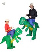 Déguisement dinosaure gonflable pour fêtes et animations