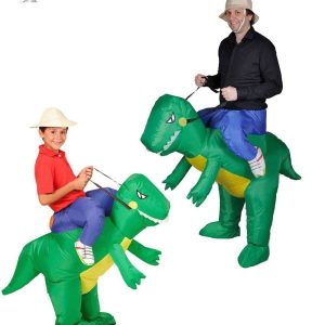 Déguisement dinosaure gonflable pour fêtes et animations