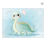 Coussin en forme de dinosaure pour un coin lecture