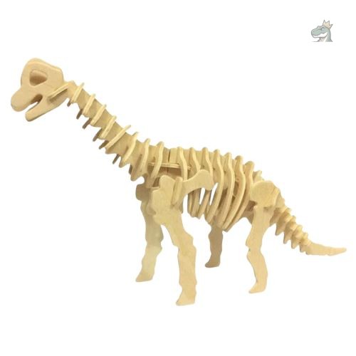 dinosaure-long-cou-puzzle-bois-1 Puzzle Dinosaure en bois avec un long cou