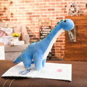Peluche dinosaure bleue, compagnon idéal pour les tout-petits