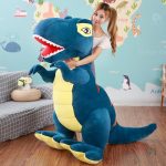 Jouet en peluche dinosaure, T Rex idéal pour câliner et jouer