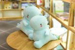 Peluche dinosaure bleue verte 25cm