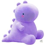 Peluche dinosaure violet