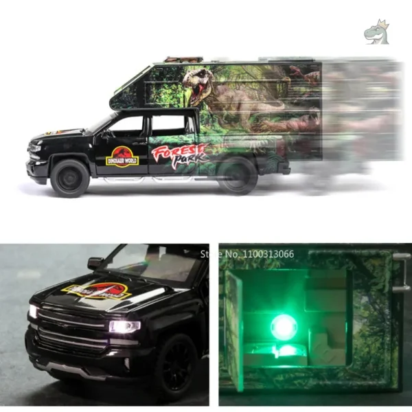 Voiture dinosaure inspirée de Jurassic Park