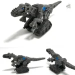 Robot dinosaure Vélociraptor sur chenilles, jouet interactif