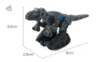 Vélociraptor sur chenilles, véhicule dinosaure pour enfants