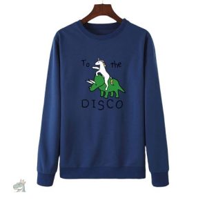 Sweat Dinosaure Licorne Bleu pour enfants