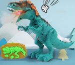 Dinosaure télécommandé Jurassic World en action