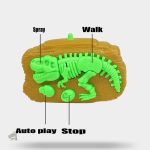 Dino télécommandé inspiré de Jurassic World, ludique